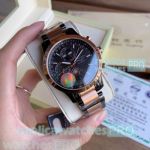Cheapest Price Clone Longines Black Dial 2-Tone Rose Gold Men's Watch